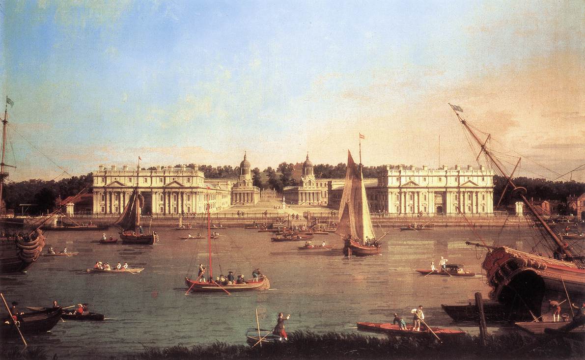 Canaletto London: Greenwich Hospital from the North Bank of the Thames d