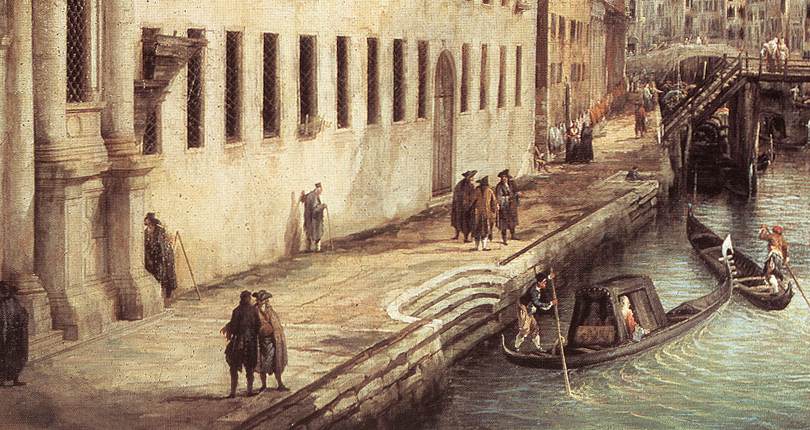 Canaletto Rio dei Mendicanti (detail) s