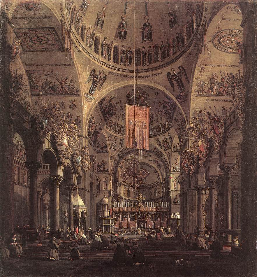 Canaletto San Marco: the Interior f