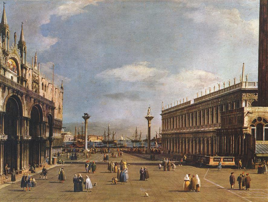 Canaletto The Piazzetta g