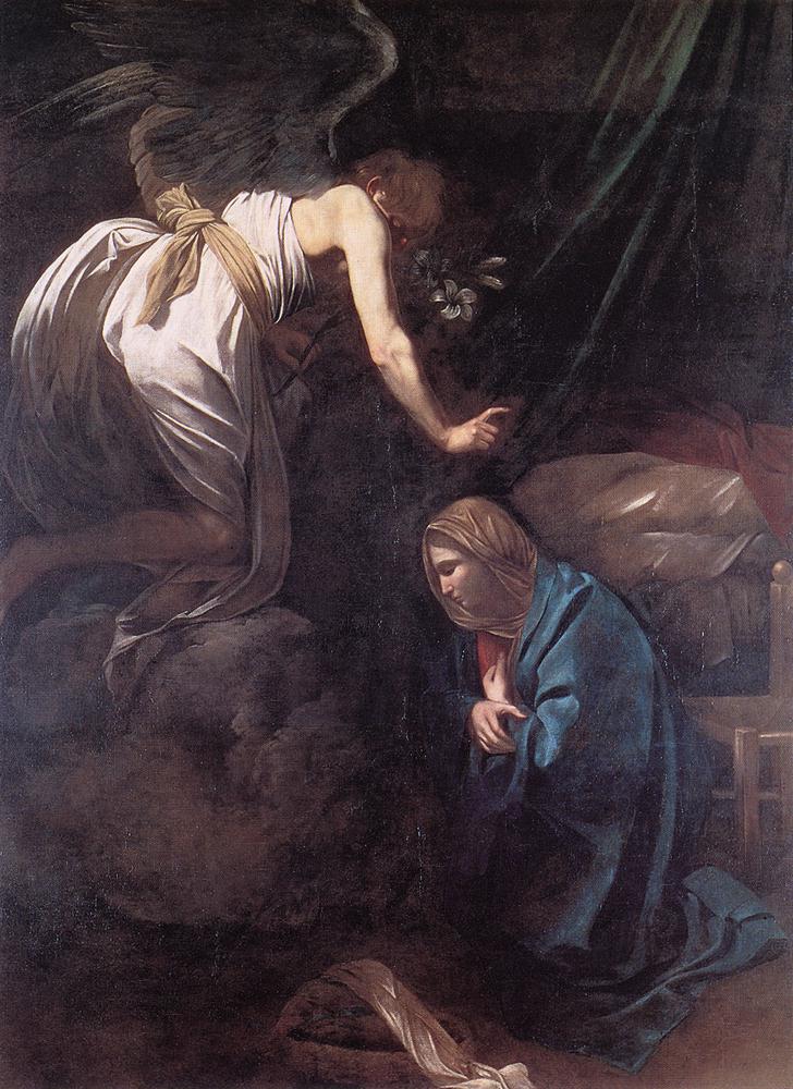 Caravaggio The Annunciation fdgf