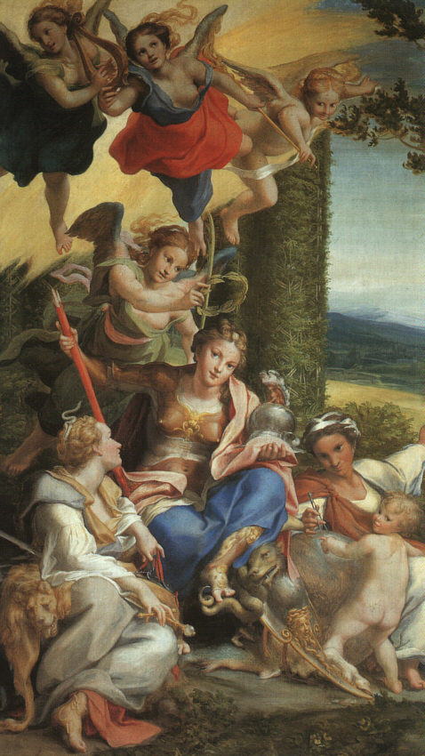 Correggio Allegory of Virtue