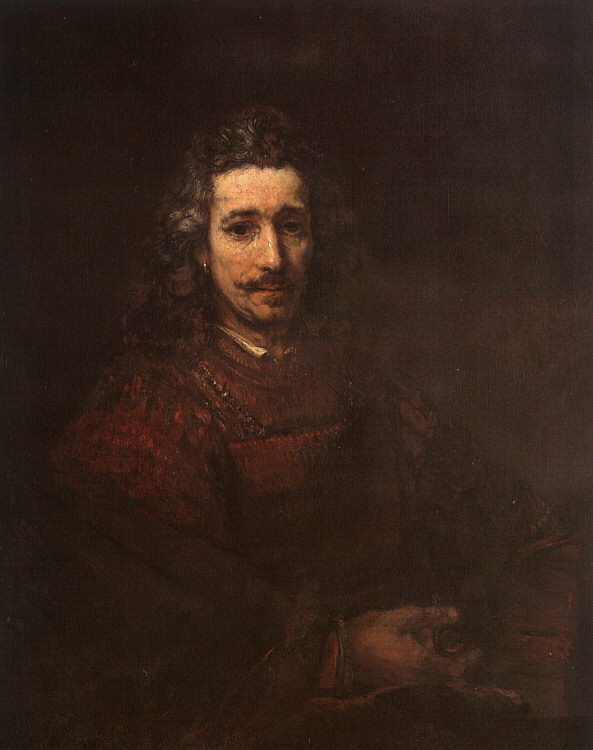 Rembrandt Man with a Magnifying Glass