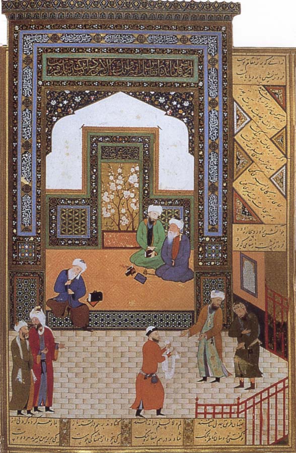 Bihzad A Poor dervish deserves,through his wisdom,to replace the arrogant cadi in the mosque