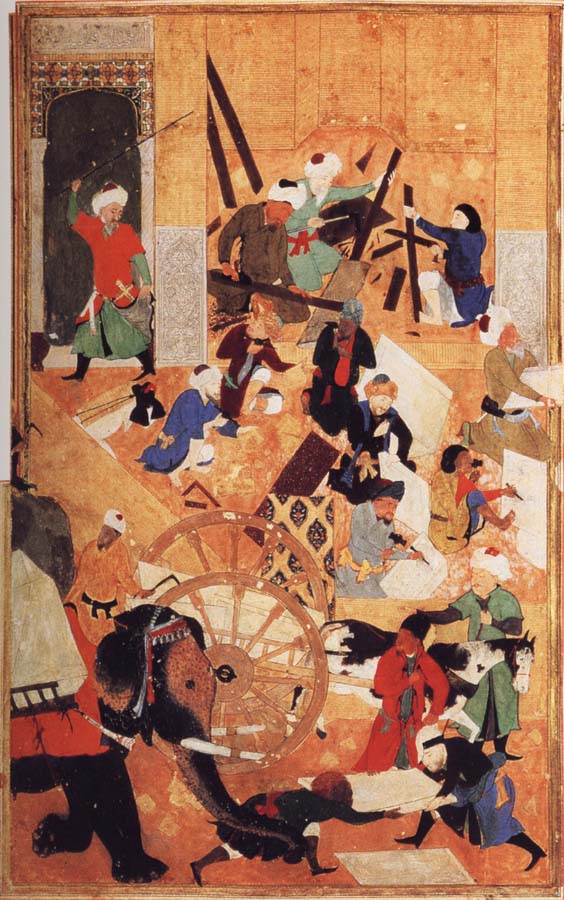 Bihzad Building the Great Mosque of Samarkand