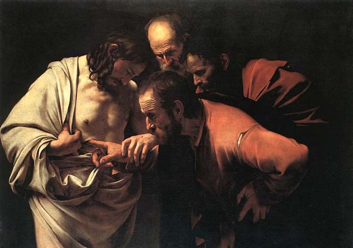 Caravaggio The Incredulity of Saint Thomas