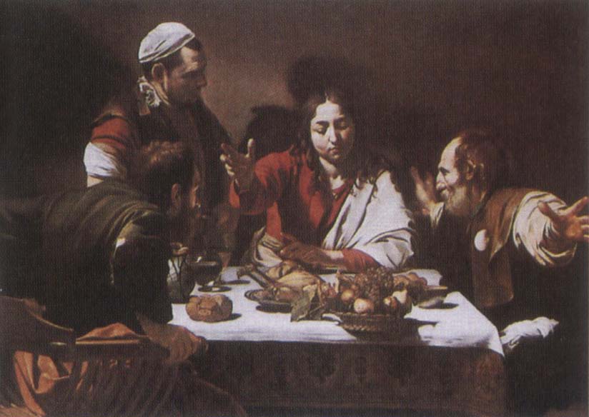 Caravaggio The Supper at Emmaus