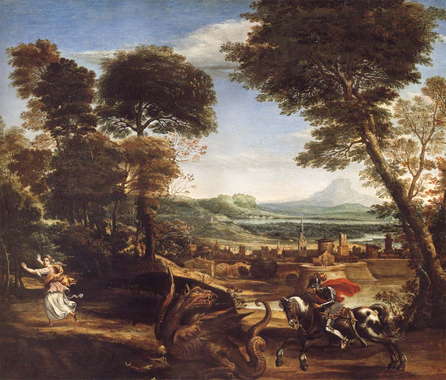 Domenichino Saint George Killing the Dragon