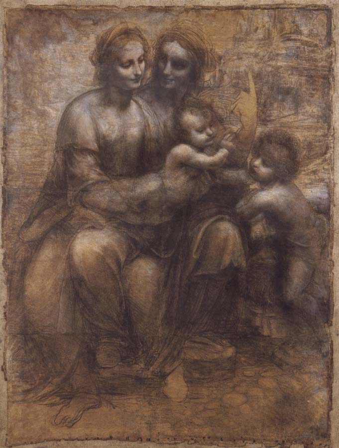 Raphael The Virgin and Child with Saint Anne and Saint John the Baptist