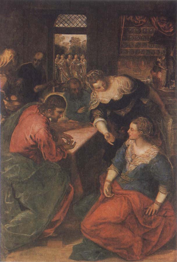 Tintoretto Christ in the House of Mary and Martha