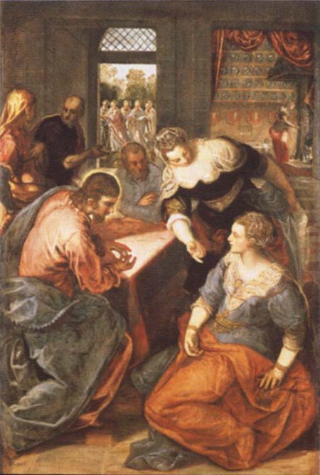 Tintoretto Christ in Maria and Marta