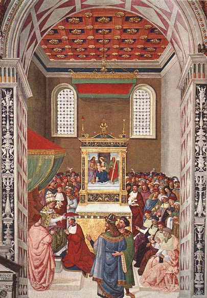 Pinturicchio Piccolomini Receives the Cardinal Hat