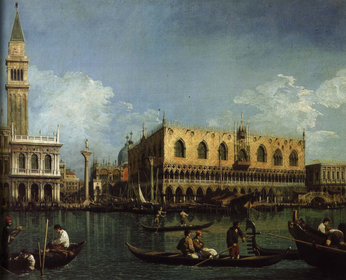 Canaletto basino san marco venedig