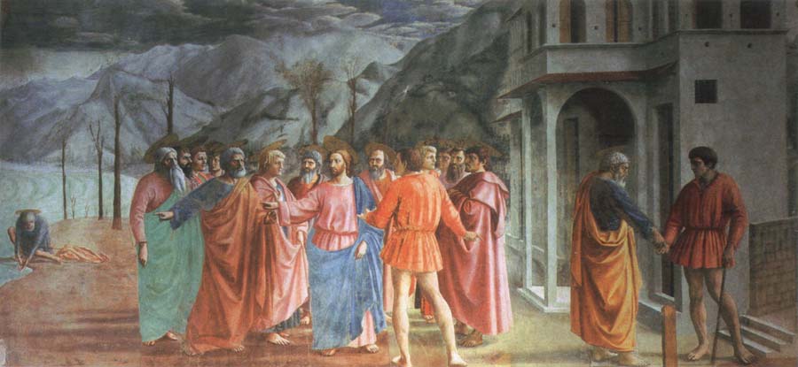 MASACCIO Tribute money