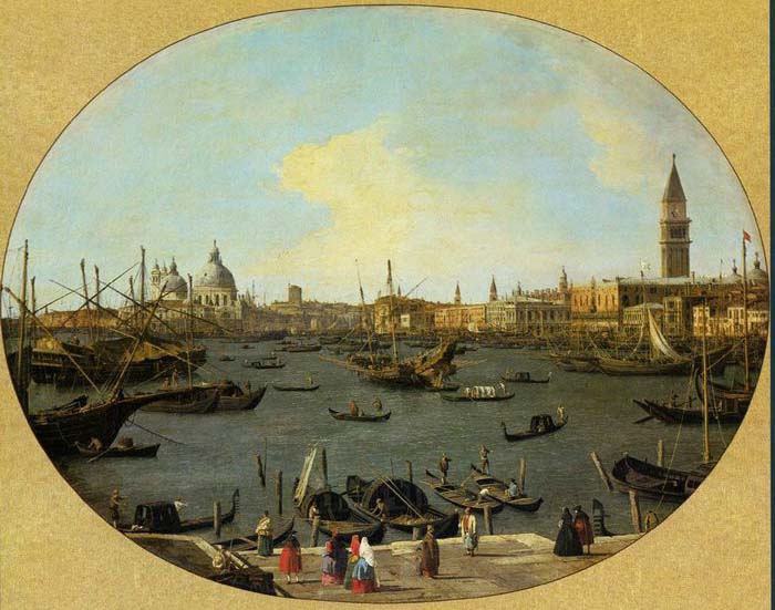 Canaletto Venice Viewed from the San Giorgio Maggiore - Oil on canvas