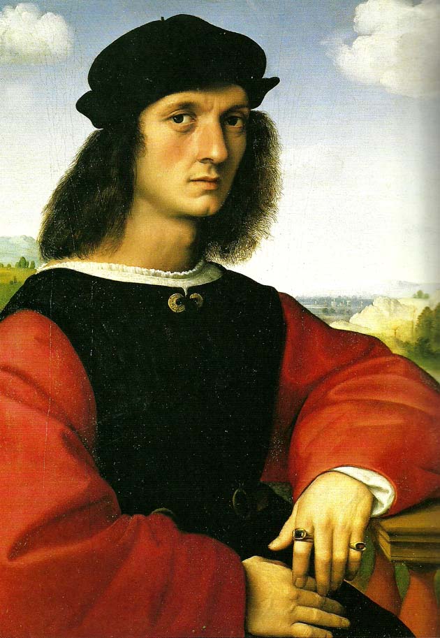 Raphael portrait of agnolo doni