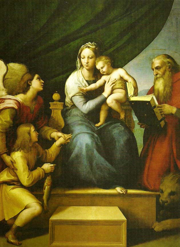 Raphael the madonna del pesce