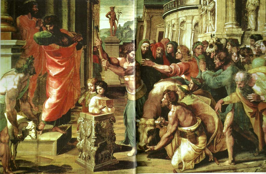 Raphael the sacrifice at lystra