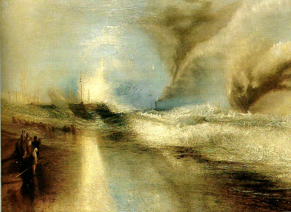 J.M.W.Turner lights to warn steam-boats of shoalwater