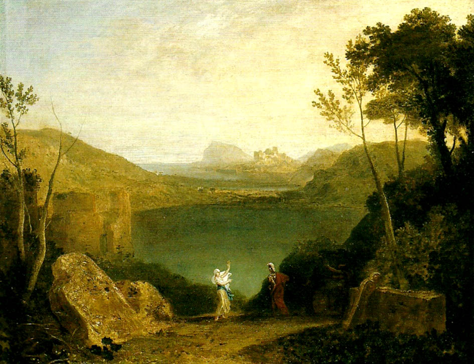 J.M.W.Turner aeneas and the sibyl, lake avernus