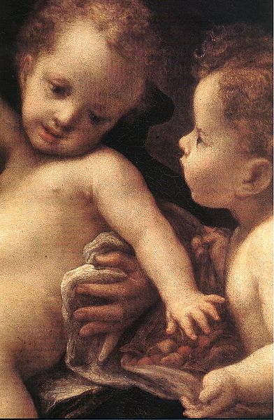 Correggio Virgin and Child with an Angel