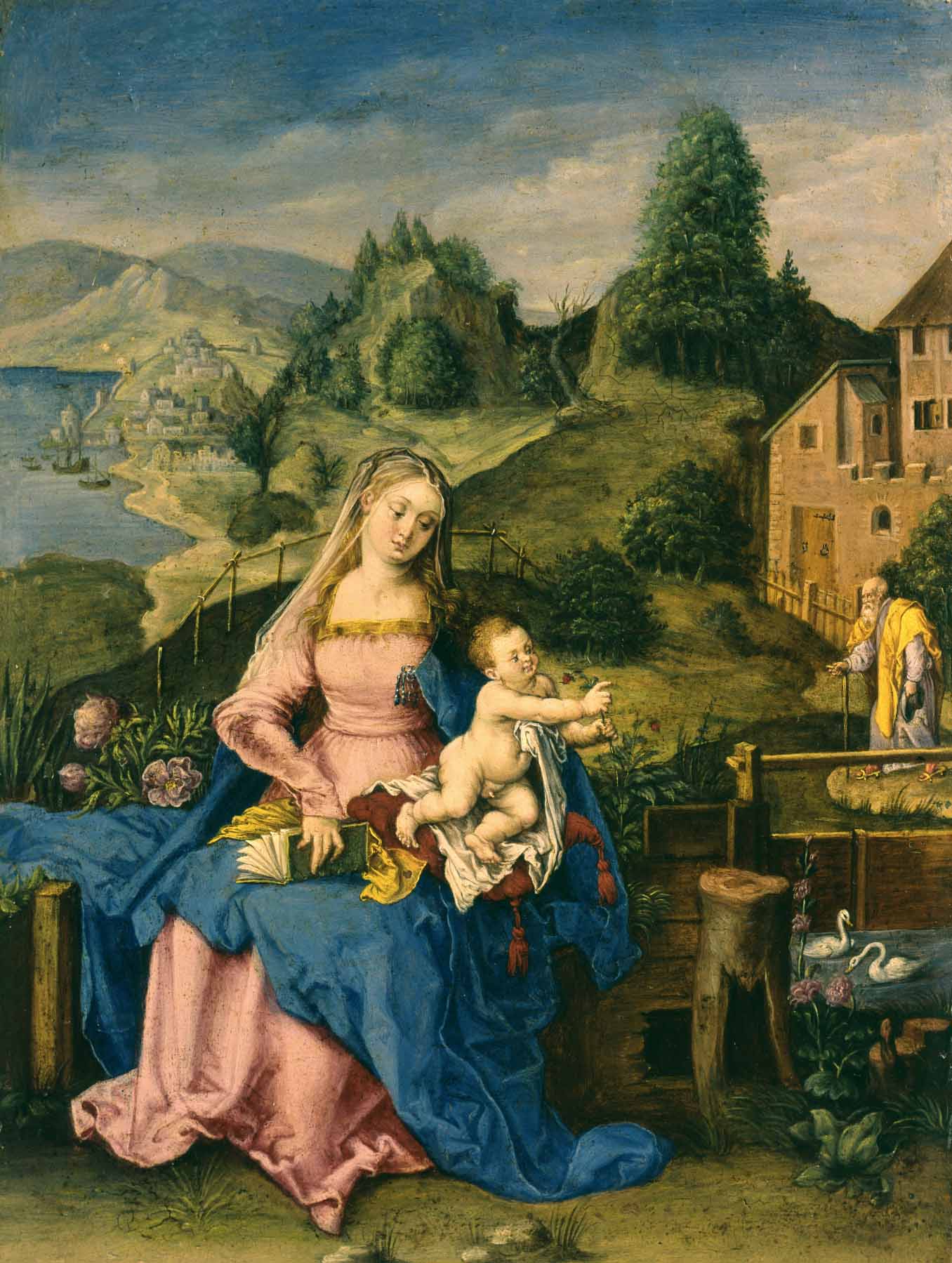 Anonymous Virgin and Child in a Landscape