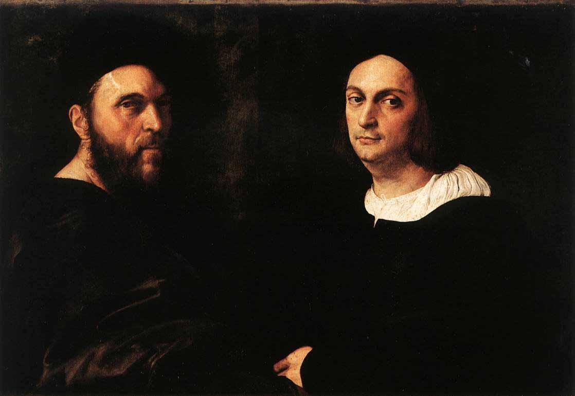 Raphael Portrait of Andrea Navagero and Agostino Beazzano