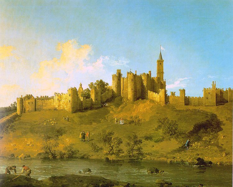 Canaletto Alnwick Castle at Northumberland