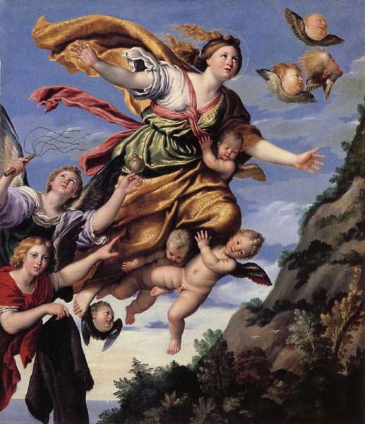 Domenichino The Assumption of Mary Magdalen into Heaven