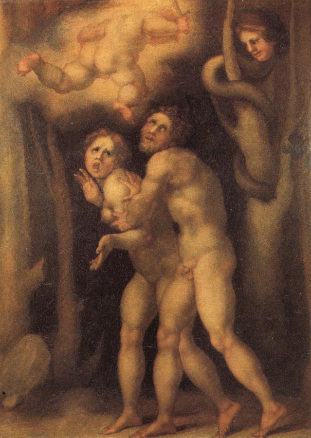 Pontormo The Fall of Adam and Eve