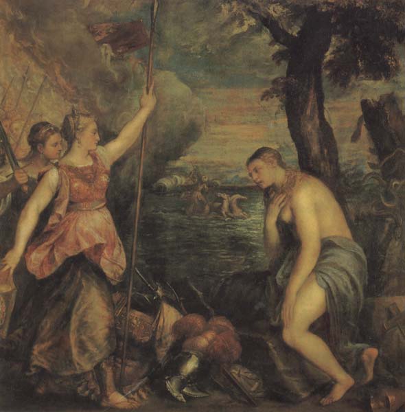 Titian Religion Supported by Spain