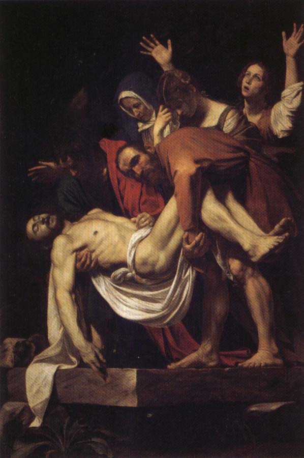 Caravaggio Entombment of Christ