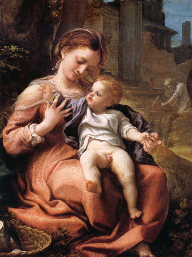 Correggio Madonna della Cesta