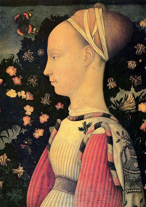 PISANELLO Portrait of Ginerva d'Este