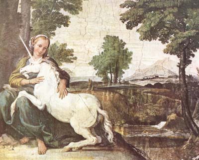 Domenichino The Maiden and the Unicorn (mk08)