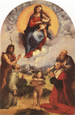 Raphael Madonna di Foligno (mk08)