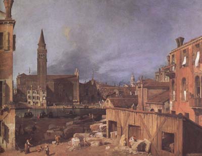 Canaletto Campo San Vitale and Santa Maria (mk08)