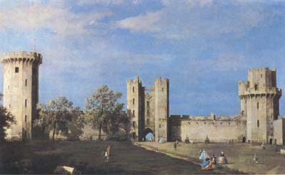 Canaletto The Courtyard of the Castle of Warwick (mk08)