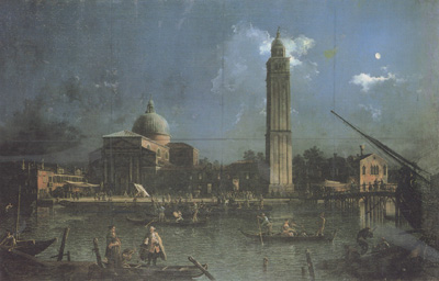 Canaletto Festa notturna alla chiesa di S.Pietro di Castello (mk21)