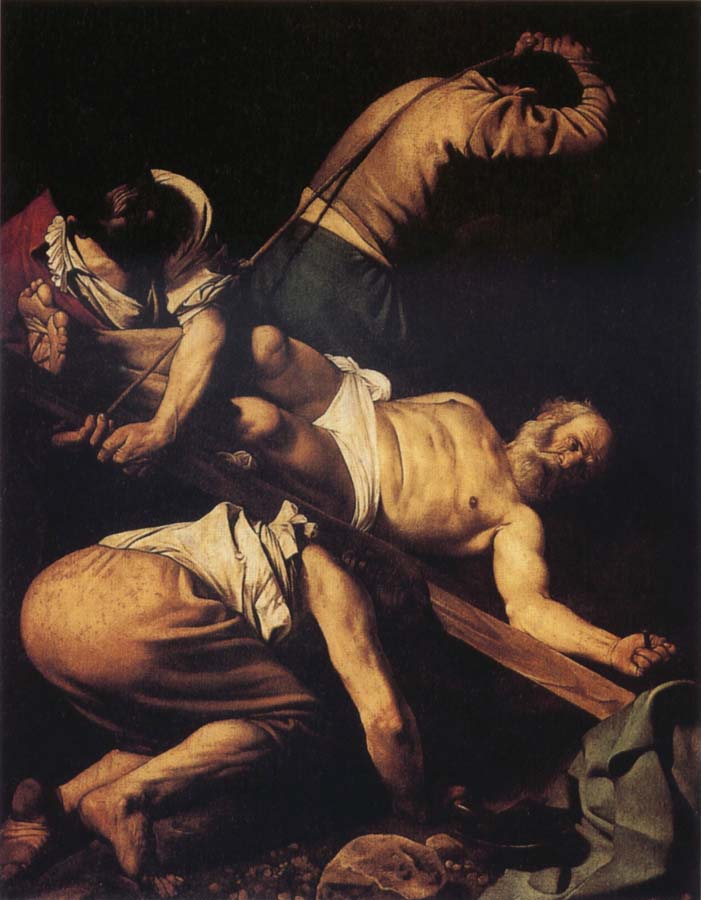 Caravaggio The Crucifixion of St Peter