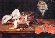 Alexander Still-Life with Fish oil painting artist