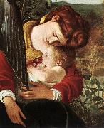 Caravaggio Rest on Flight to Egypt (detail) fg oil painting artist