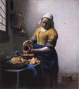 JanVermeer, The milk ausgiebende cake lass