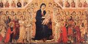 Duccio Maesta with Twenty Angels and Nineteen Saints. oil painting artist