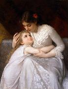 E.Munier Pardon Mama oil painting artist