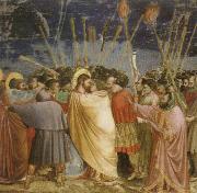 Giotto The Betrayal of Christ oil painting artist