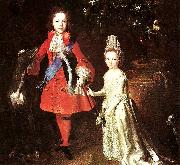 Largillierre james stuart and his sister oil painting artist