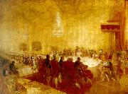 J.M.W.Turner, george iv at the provost's banquet, edinburgh