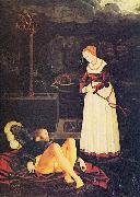 Baldung Pyramus und Thisbe oil painting artist