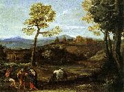 Domenichino, Landscape with The Flight into Egypt